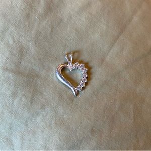 sterling silver heart charm